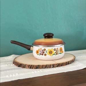 Vintage Enamel Saucepan